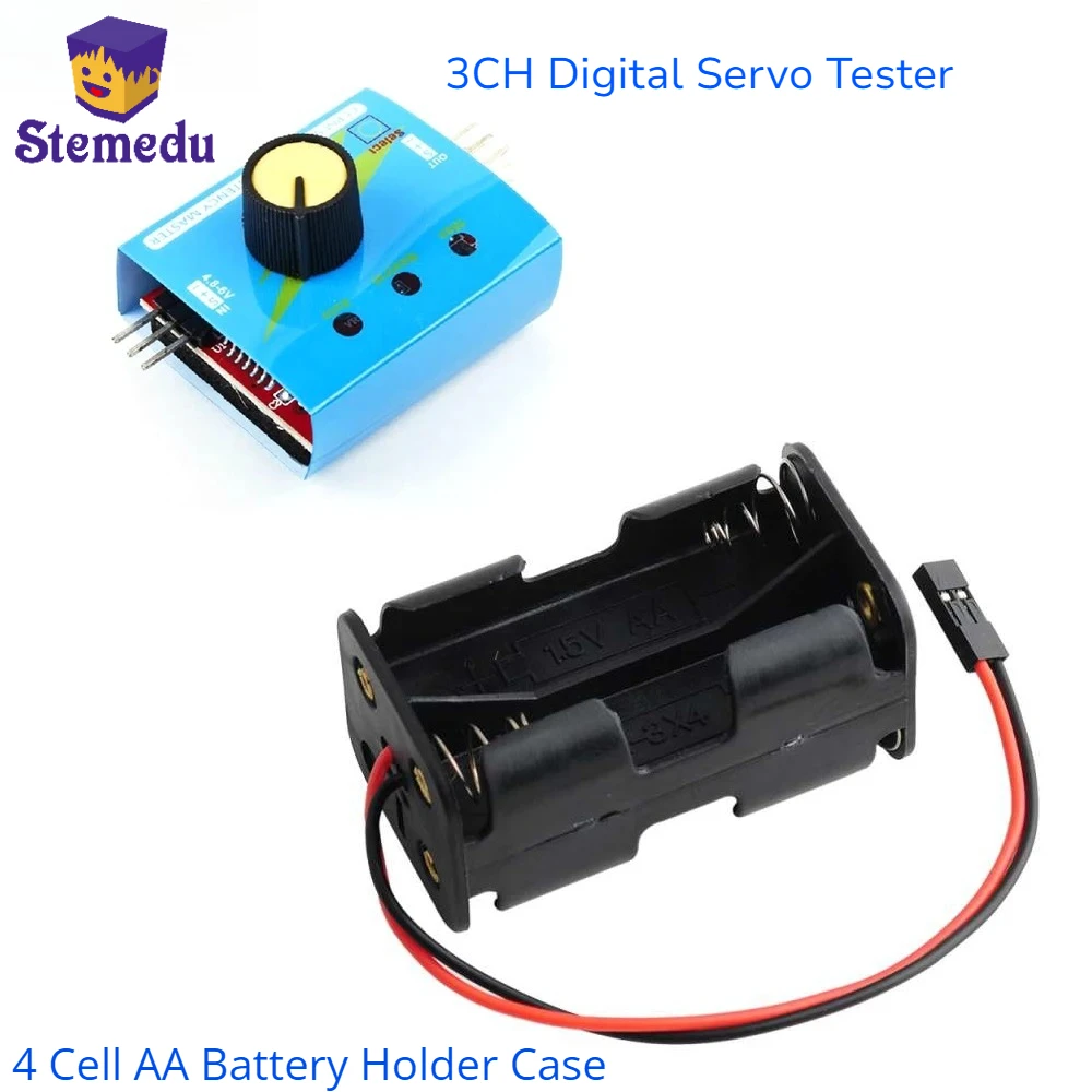 Battery Case Storage - Tester Serw Cyfrowych 3CH Kontroler ESC