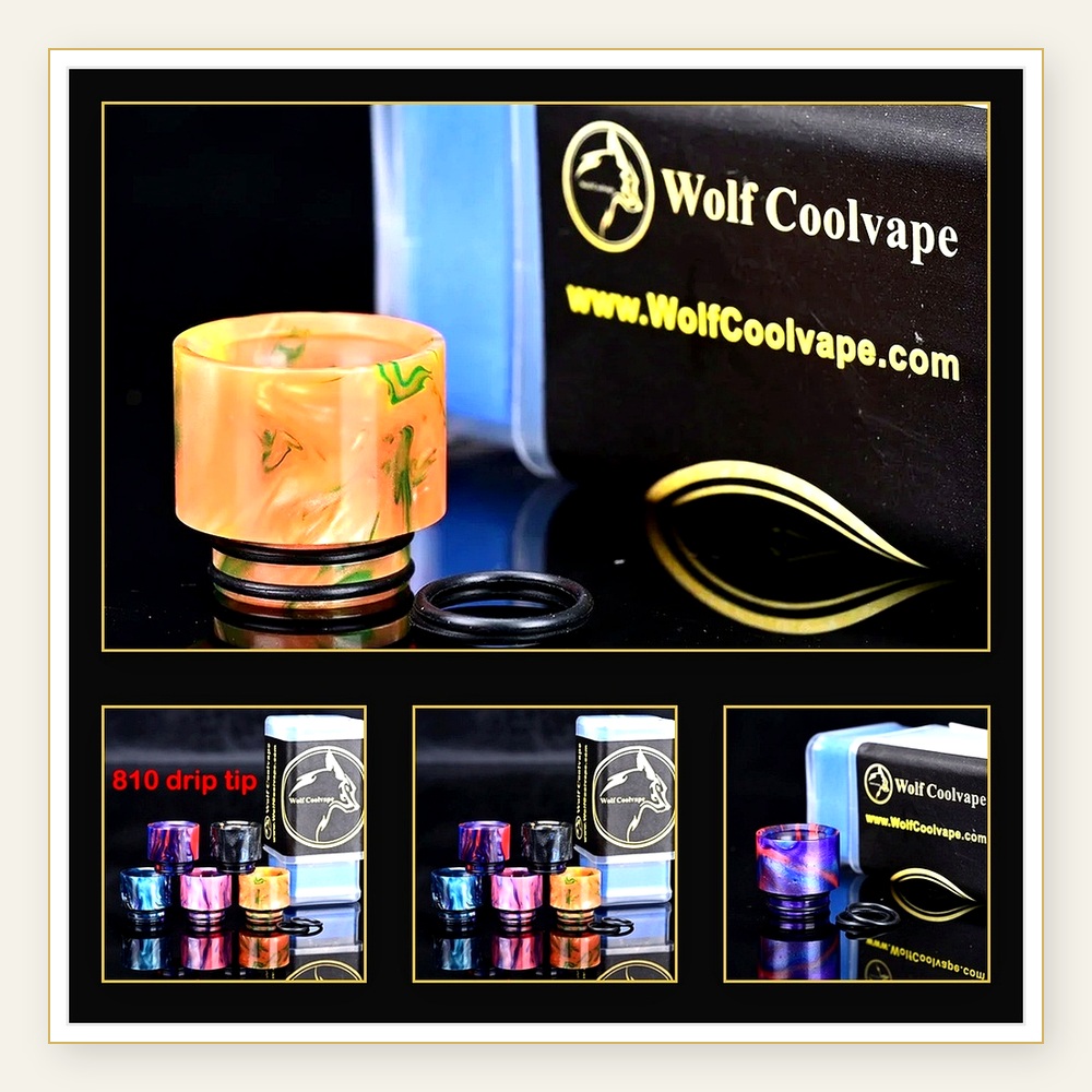 Wolfcoolvape 810 Drip Tips - Z – Drip Tip Resin recenzja i cena